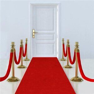 Aisle Runners Wedding Accessories 2mm Red Carpet Rugs24 Inch Wide x 15 feet